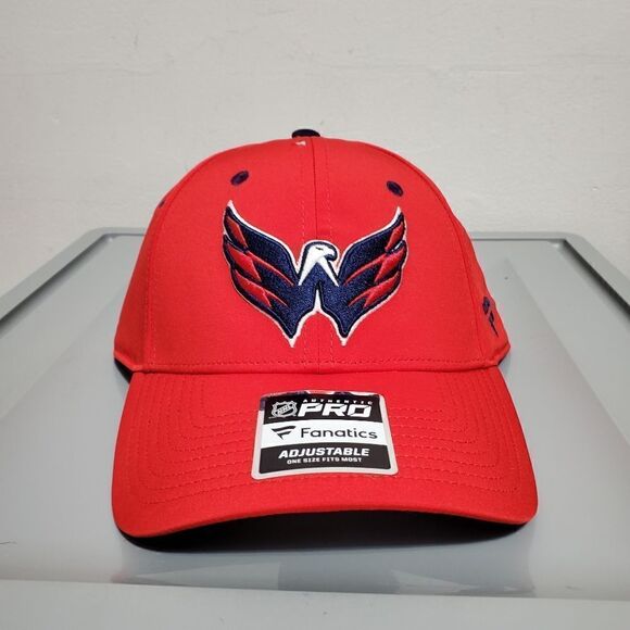 Washington Capitals NHL Fanatics Adjustable OSFA NWT Authentic Pro Red/B… - Picture 1 of 11